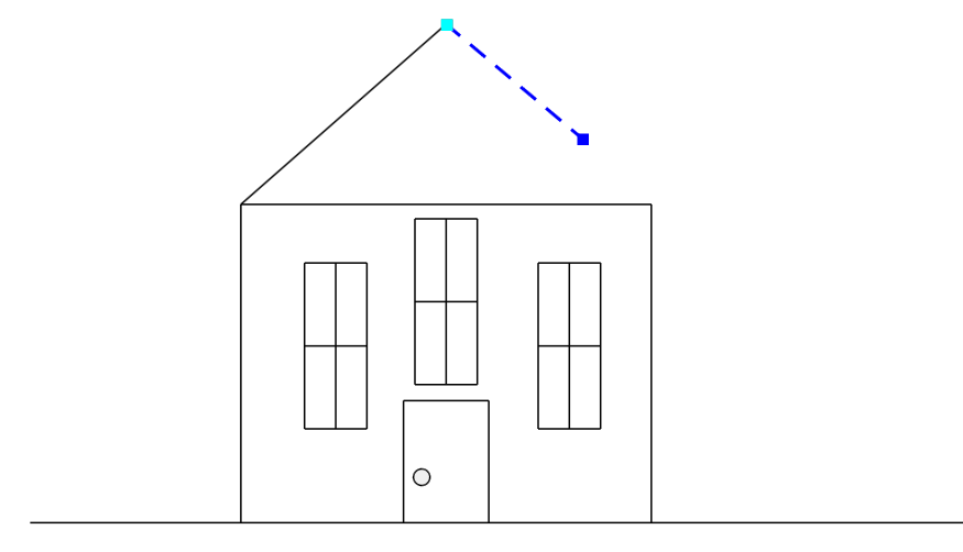 Line with House
